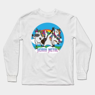 Death Metal Heavy Metal Unicorn Long Sleeve T-Shirt